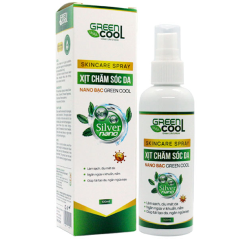 Green Cool - Xịt chăm sóc da Nano Bạc, làm sạch da